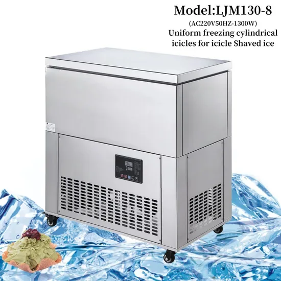8 Bucket Icicle Machine, Shaved Ice Machine 1300W LJM130