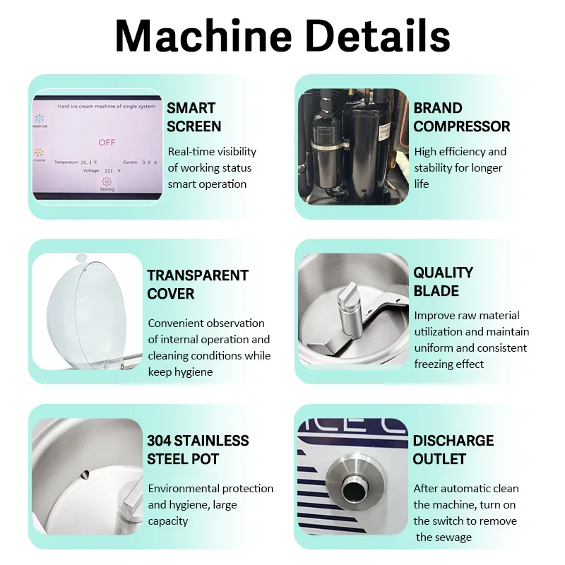MQ-L10BY Hard Ice Cream Machine (6)