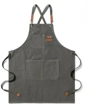 Grey demin apron