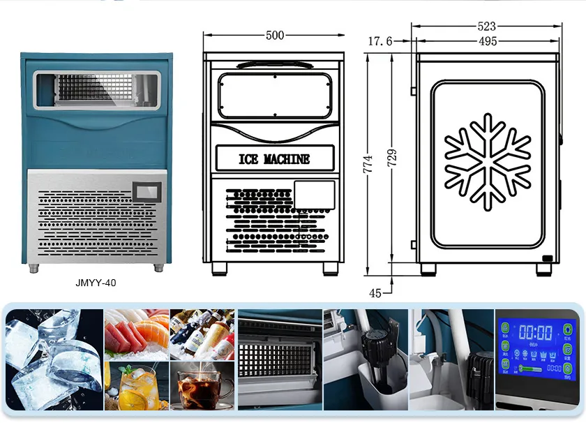 Flake Ice maker structural diagram